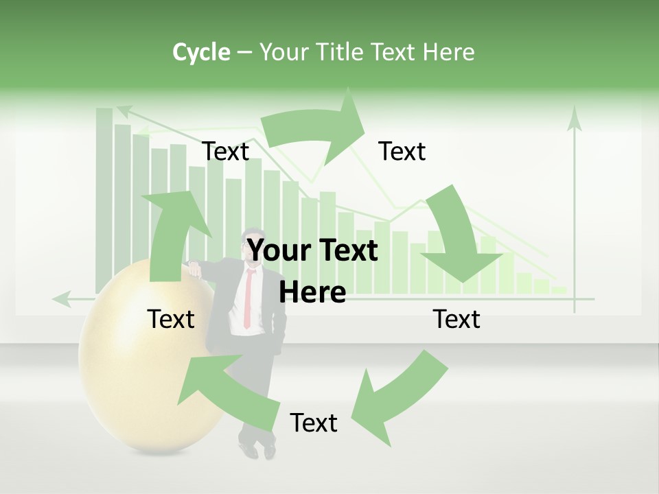 Business Billboard Gold PowerPoint Template