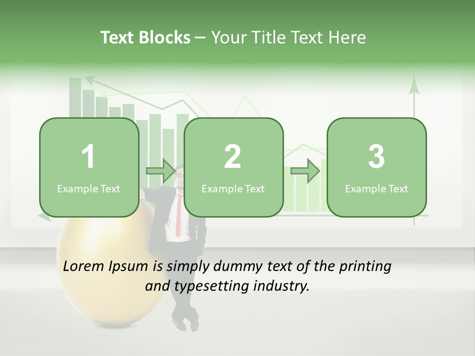 Business Billboard Gold PowerPoint Template