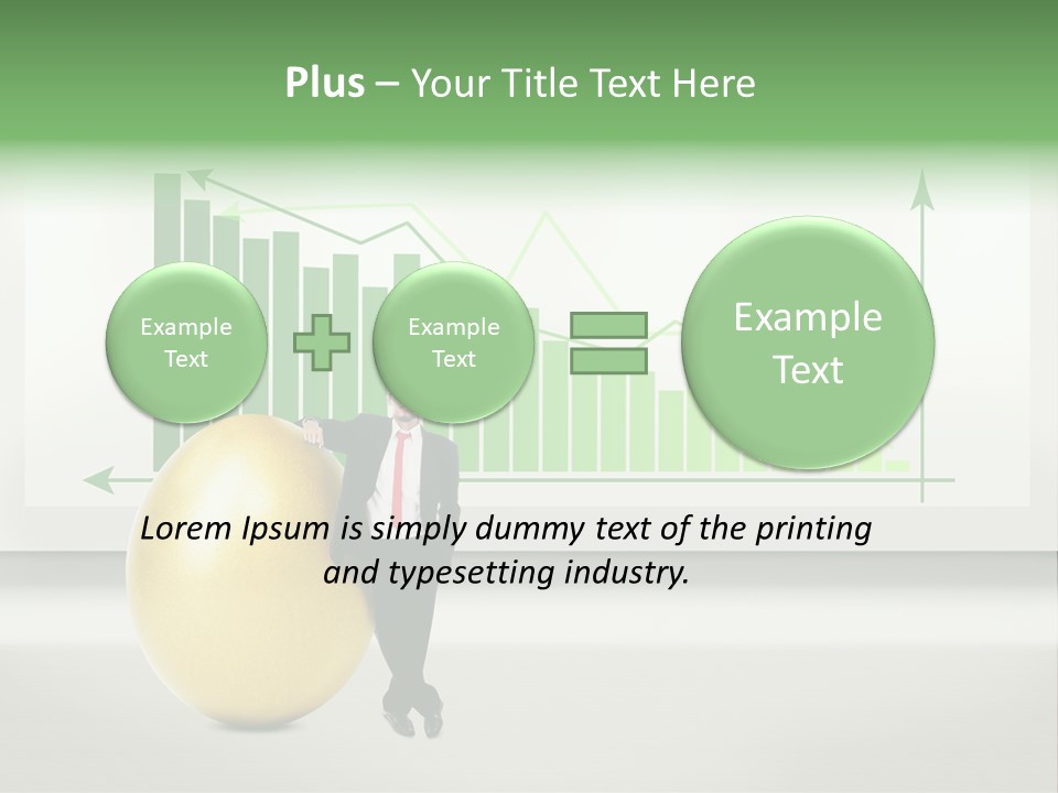 Business Billboard Gold PowerPoint Template
