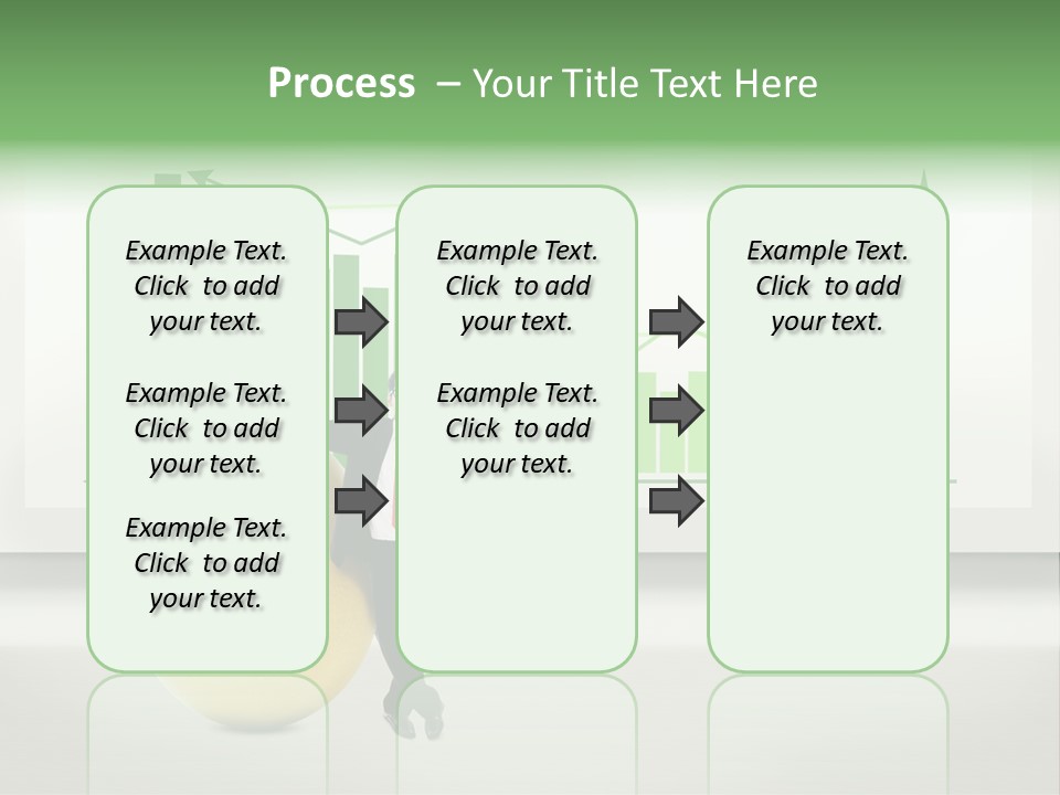 Business Billboard Gold PowerPoint Template
