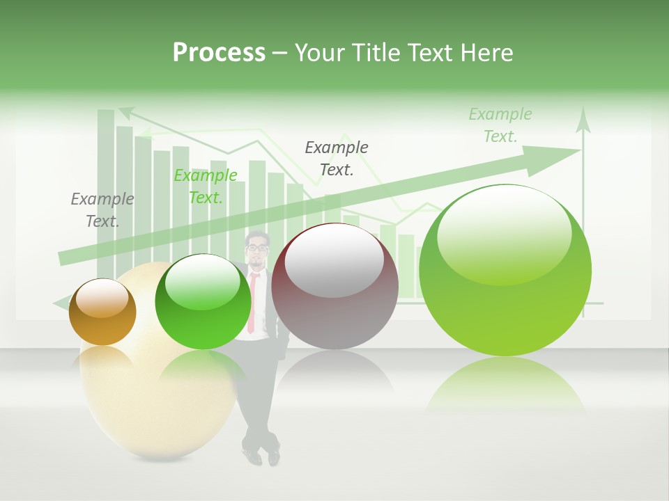 Business Billboard Gold PowerPoint Template