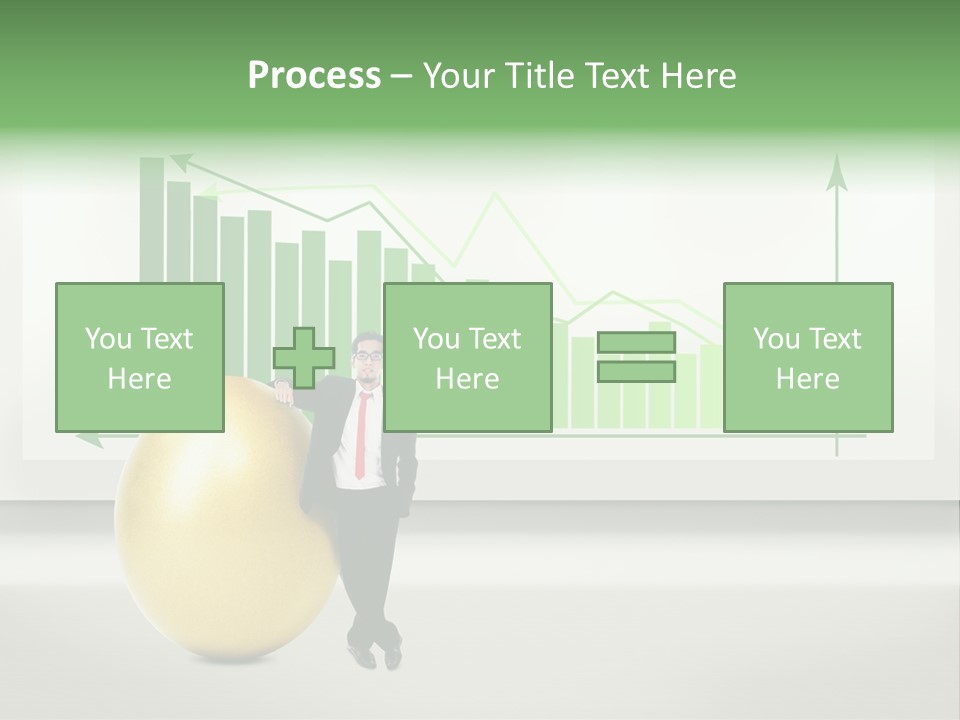 Business Billboard Gold PowerPoint Template