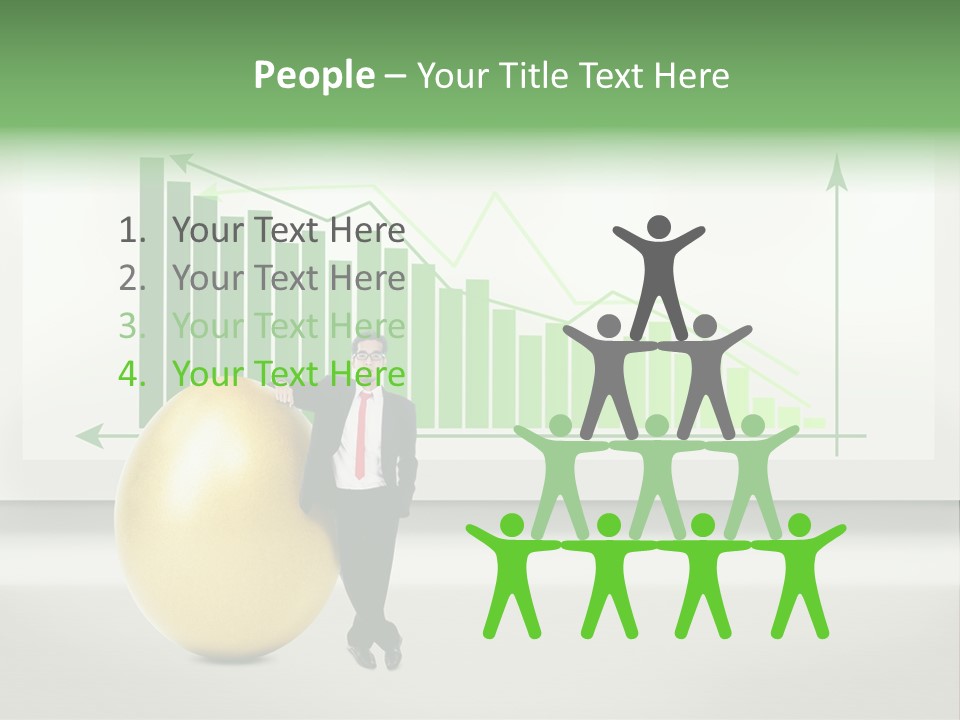 Business Billboard Gold PowerPoint Template