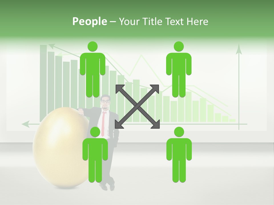 Business Billboard Gold PowerPoint Template