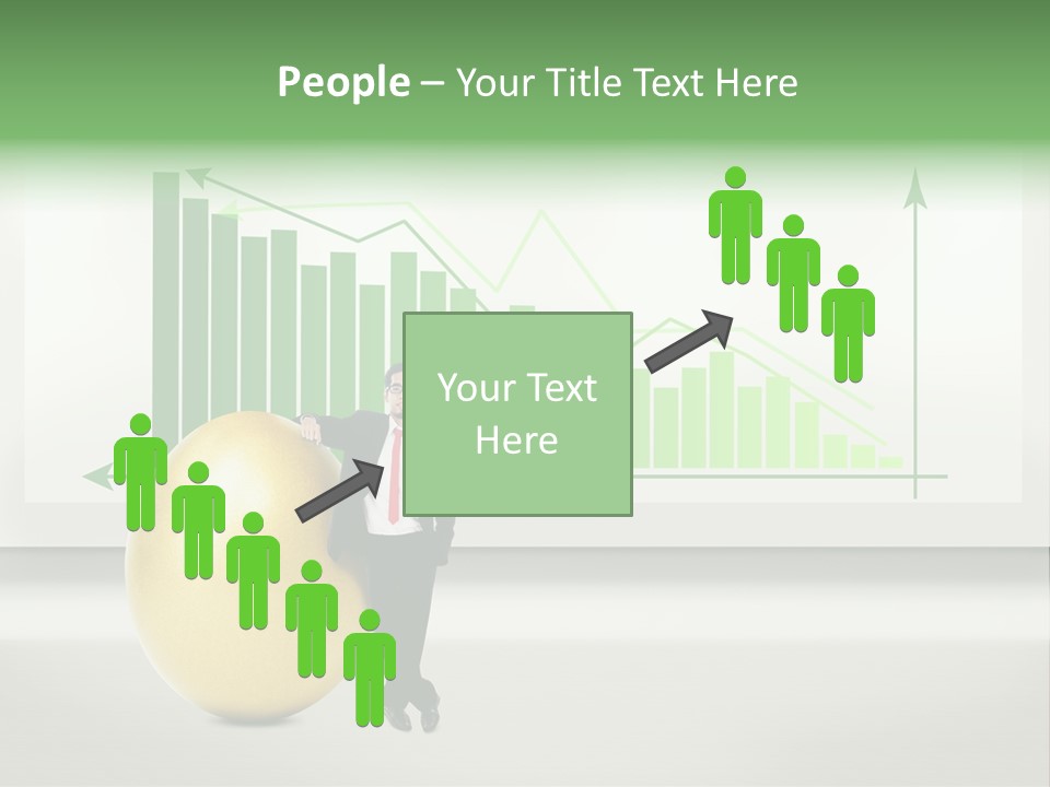 Business Billboard Gold PowerPoint Template