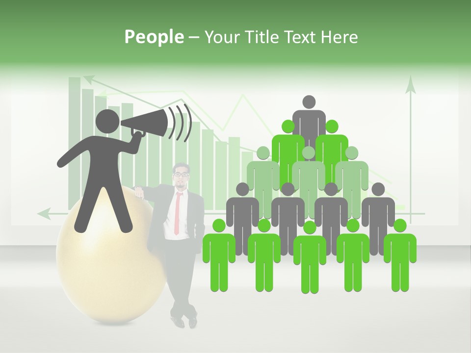 Business Billboard Gold PowerPoint Template