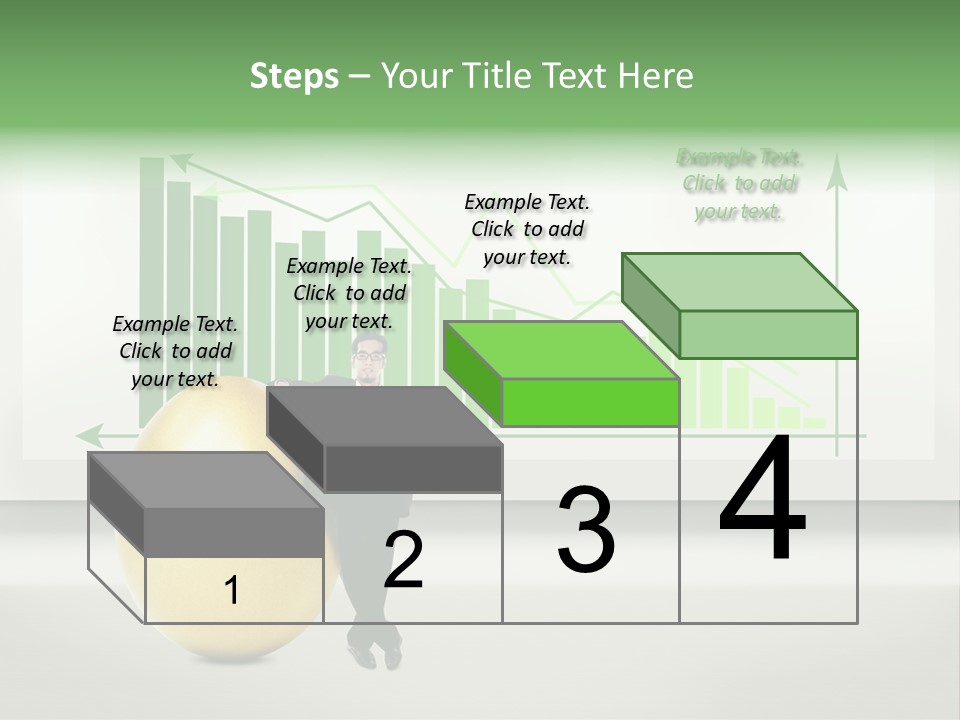 Business Billboard Gold PowerPoint Template