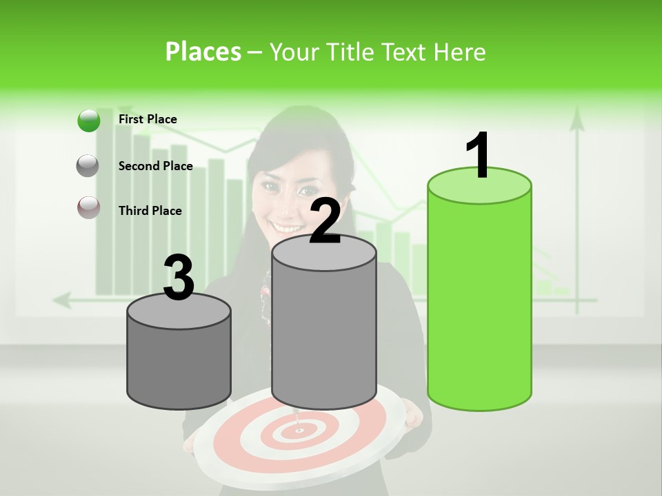 Statistics Target Whiteboard PowerPoint Template