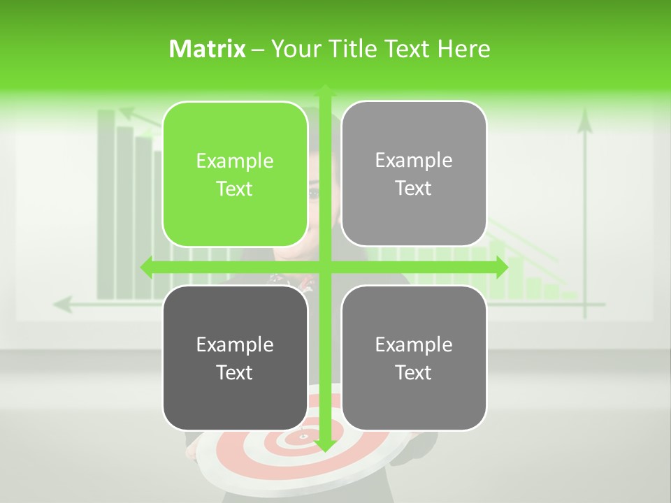Statistics Target Whiteboard PowerPoint Template