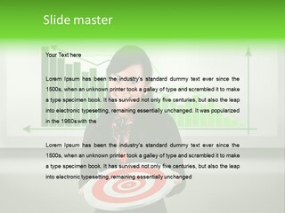 Statistics Target Whiteboard PowerPoint Template