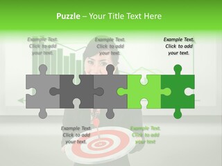 Statistics Target Whiteboard PowerPoint Template
