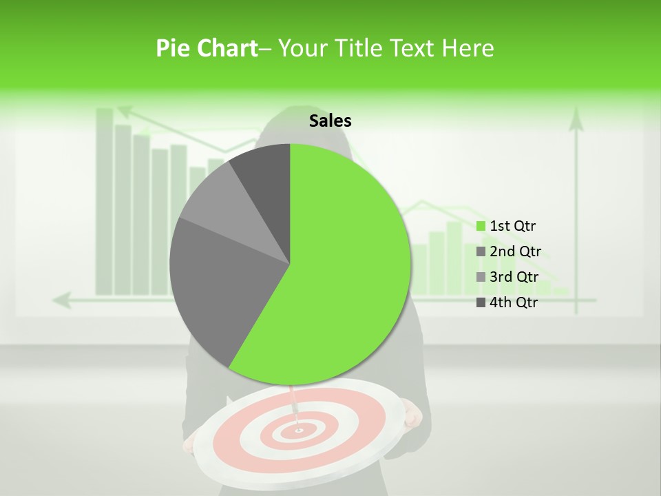 Statistics Target Whiteboard PowerPoint Template