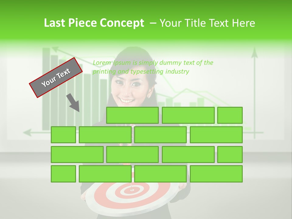 Statistics Target Whiteboard PowerPoint Template