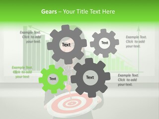 Statistics Target Whiteboard PowerPoint Template