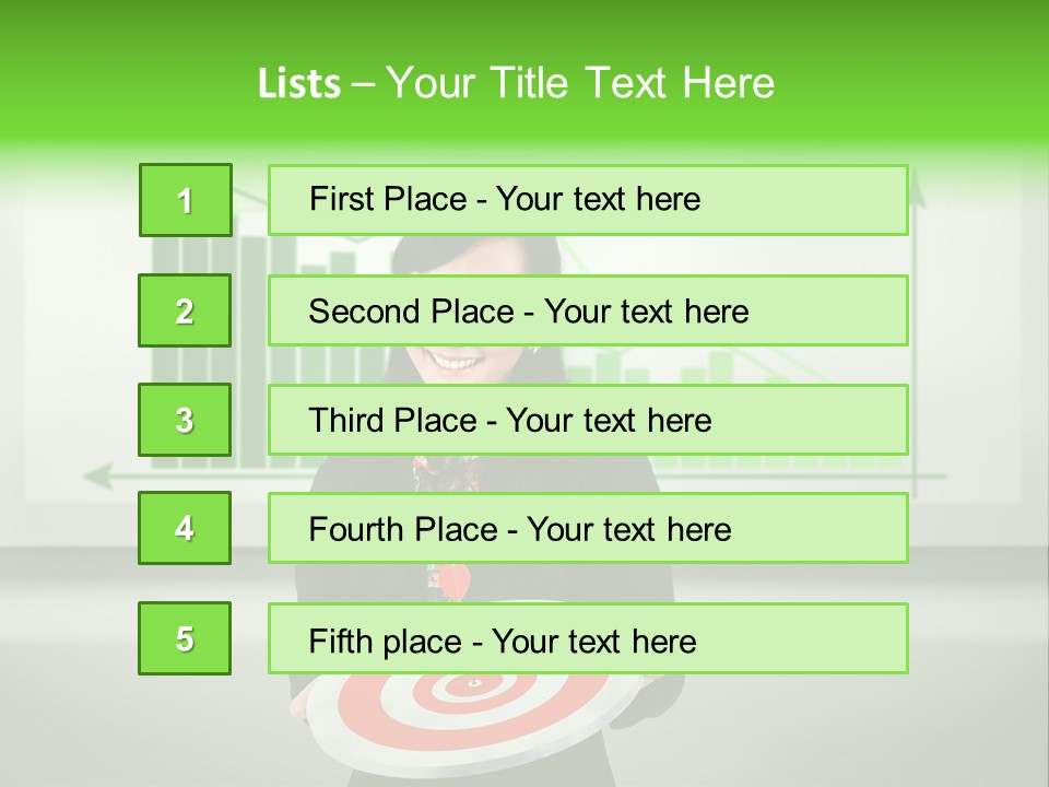 Statistics Target Whiteboard PowerPoint Template