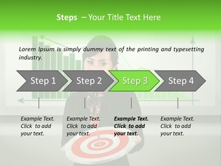 Statistics Target Whiteboard PowerPoint Template