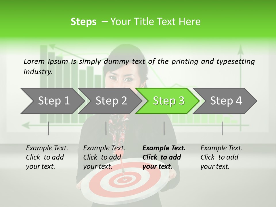 Statistics Target Whiteboard PowerPoint Template