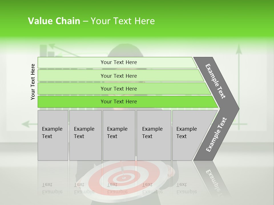 Statistics Target Whiteboard PowerPoint Template