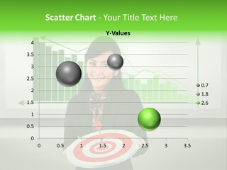 Statistics Target Whiteboard PowerPoint Template