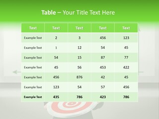 Statistics Target Whiteboard PowerPoint Template