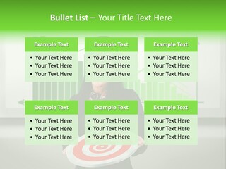 Statistics Target Whiteboard PowerPoint Template