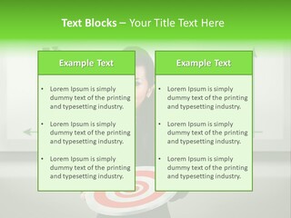 Statistics Target Whiteboard PowerPoint Template