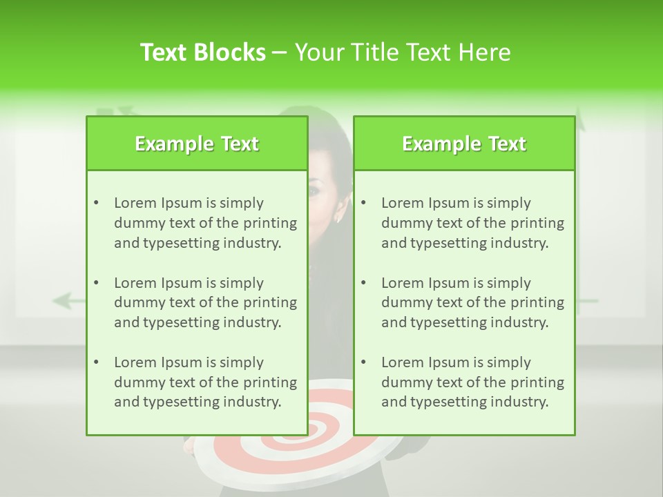 Statistics Target Whiteboard PowerPoint Template