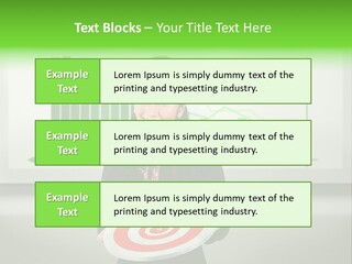 Statistics Target Whiteboard PowerPoint Template