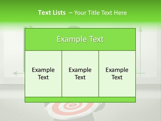 Statistics Target Whiteboard PowerPoint Template