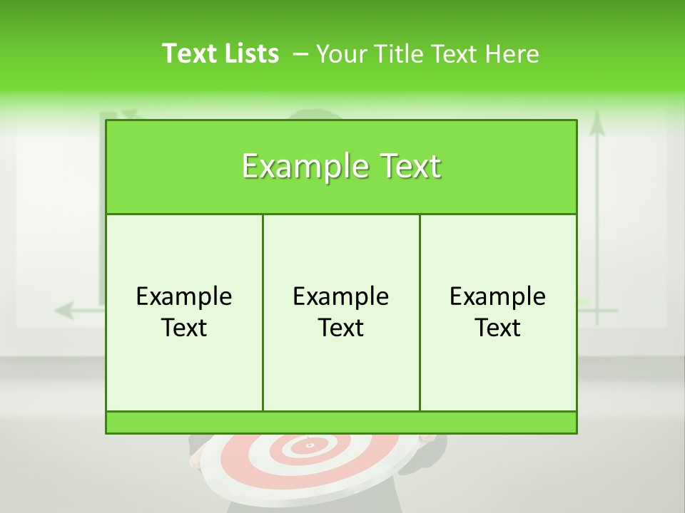 Statistics Target Whiteboard PowerPoint Template