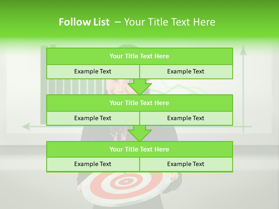 Statistics Target Whiteboard PowerPoint Template
