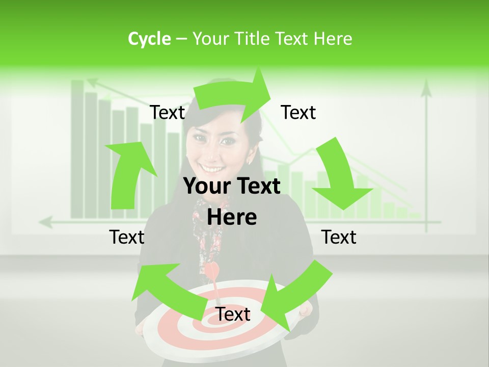 Statistics Target Whiteboard PowerPoint Template