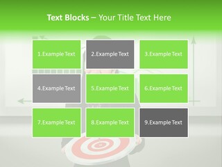Statistics Target Whiteboard PowerPoint Template