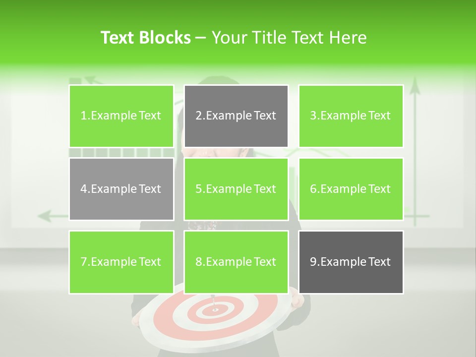 Statistics Target Whiteboard PowerPoint Template