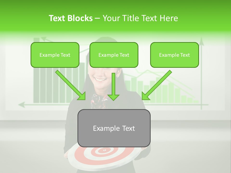Statistics Target Whiteboard PowerPoint Template