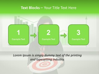 Statistics Target Whiteboard PowerPoint Template