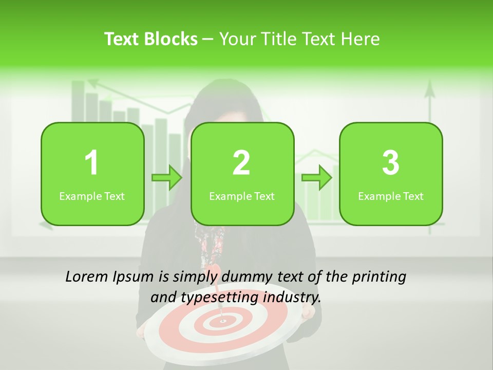 Statistics Target Whiteboard PowerPoint Template