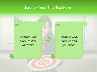 Statistics Target Whiteboard PowerPoint Template