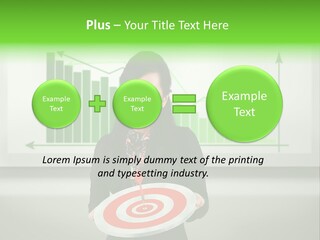 Statistics Target Whiteboard PowerPoint Template