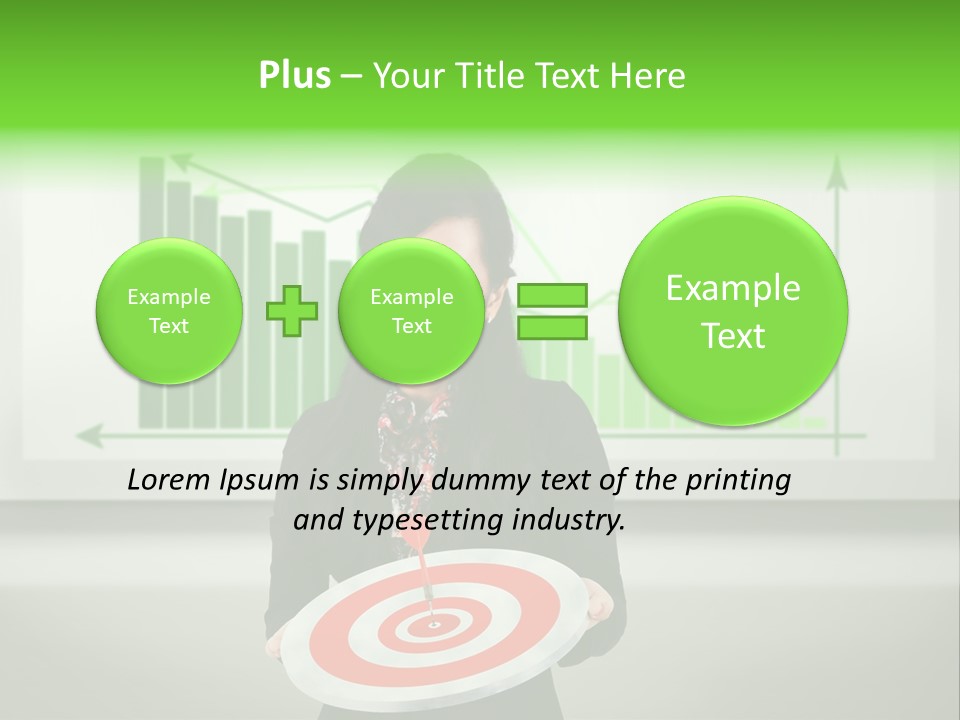 Statistics Target Whiteboard PowerPoint Template