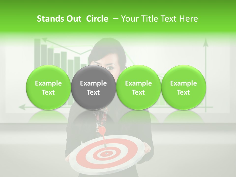 Statistics Target Whiteboard PowerPoint Template