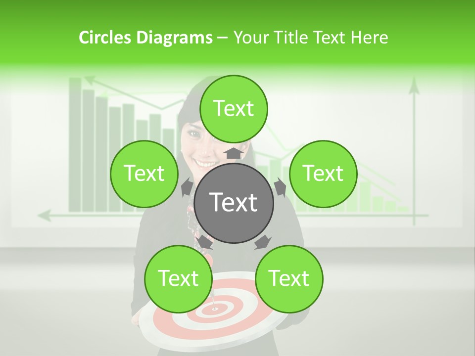 Statistics Target Whiteboard PowerPoint Template