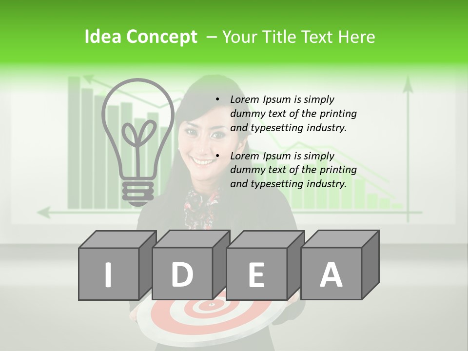 Statistics Target Whiteboard PowerPoint Template
