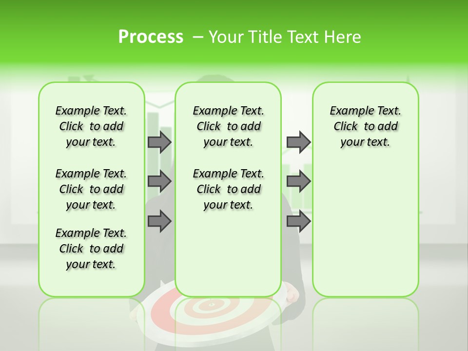 Statistics Target Whiteboard PowerPoint Template