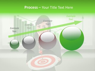 Statistics Target Whiteboard PowerPoint Template