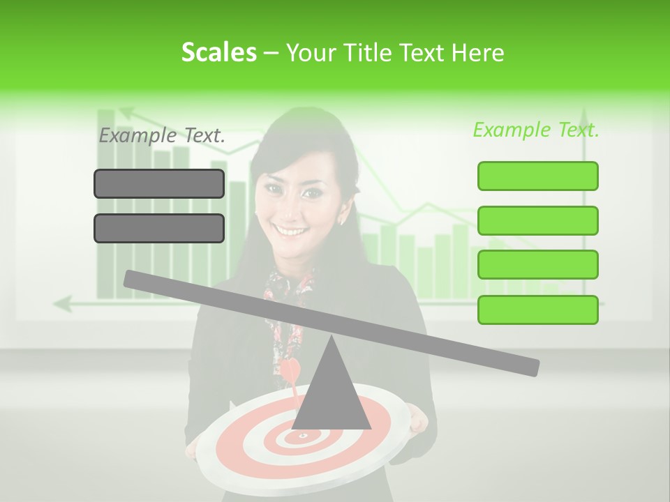 Statistics Target Whiteboard PowerPoint Template
