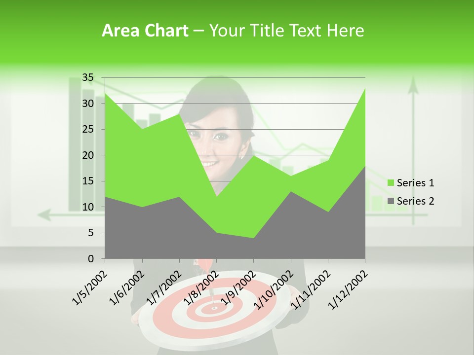 Statistics Target Whiteboard PowerPoint Template