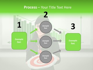 Statistics Target Whiteboard PowerPoint Template