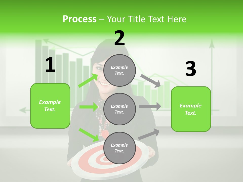 Statistics Target Whiteboard PowerPoint Template