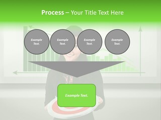 Statistics Target Whiteboard PowerPoint Template